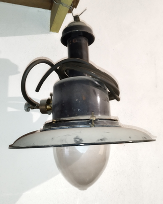 Lampara luminaria pesca vintage