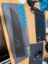 Tastiera logitech G915  layout italia mai usata