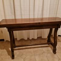 Tavolo in legno a libro