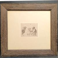 STEFANO DELLA BELLA antica incisione ca. 1650