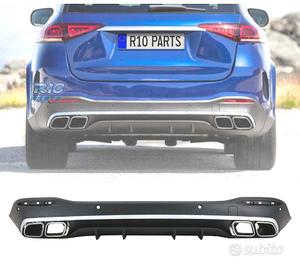 DIFUSORE MERCEDES GLE W167 20- + TERMINALI DI SCAR