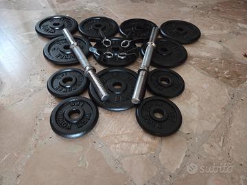 coppia Manubri palestra, 8x 2 kg, 4x1kg