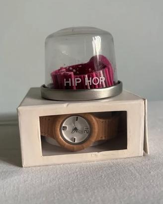 Orologio Hip Hop Velvet Touch con 2 cinturini