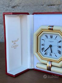 Sveglia da Viaggio Cartier con Custodia