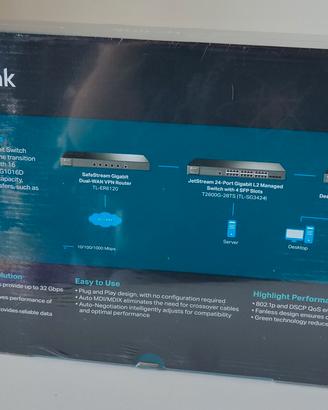 Switch TP-Link 16 Porte Gigabit TL-SG1016D
