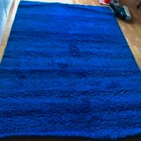 tappeto blu/turchese