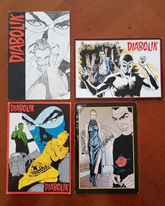 Cartoline Promocard anni 90 Diabolik