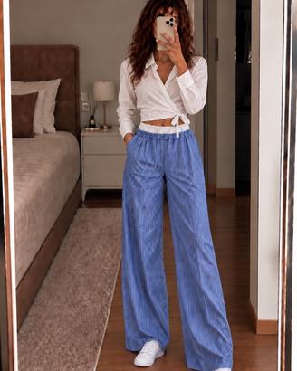 Pantalone a  palazzo con coulisse