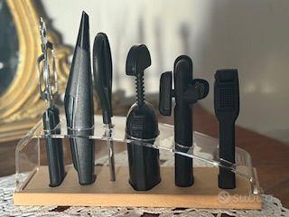 Set 6 pezzi Guzzini Domino base in legno nuovo