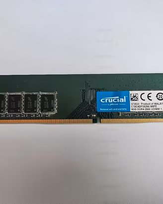 8GB RAM Crucial DDR4