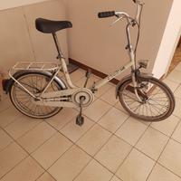 2 bici pieghevoli bianchi aquiletta