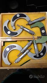 Micrometri centesimali e millesimali usati