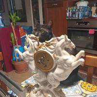 orologio con cavalli