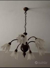 Lampadario con 6 luci