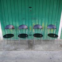 ZANOTTA: 4 sedie TONIETTA design ENZO MARI 1985