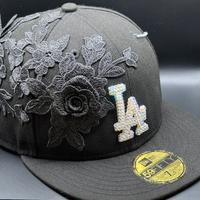 Cappello custom new era con fiori
