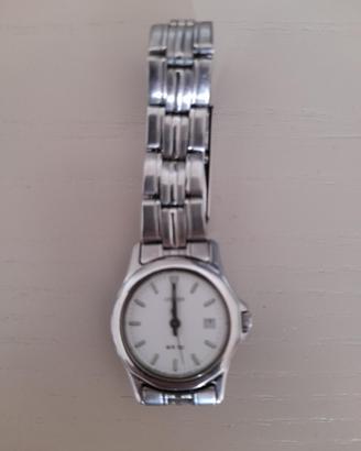 Orologio CITIZEN cinturino in acciaio WR50 con dat