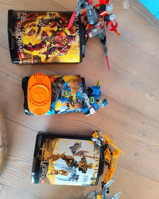 set di 3 bionicle