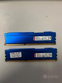 Ram DDR3 16 GB Kingstone 2x8GB 1600 MHZ