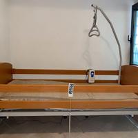 Letto elettrico da degenza in legno