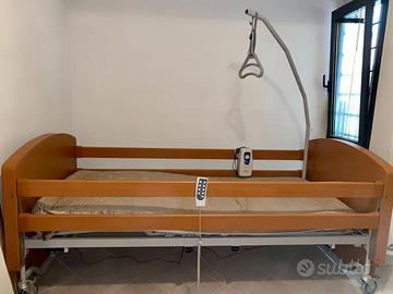 Letto elettrico da degenza in legno