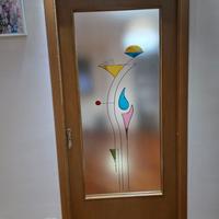 PORTA SCORREVOLE IMIC CON VETRO
