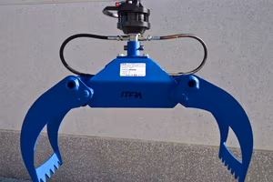 Pinza Legna 80cm con Rotatore Idraulico 10qli