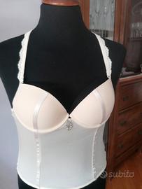 corsetto donna tinta panna 
