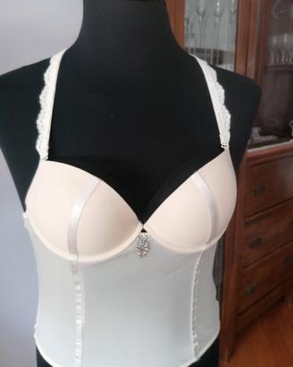 corsetto donna tinta panna 