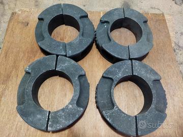 4 morsetti collari per tubi tubolare diametro 60 