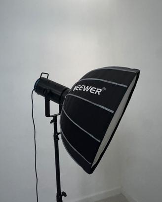 Neewer Faretto Softbox Stativo Luce Video Foto