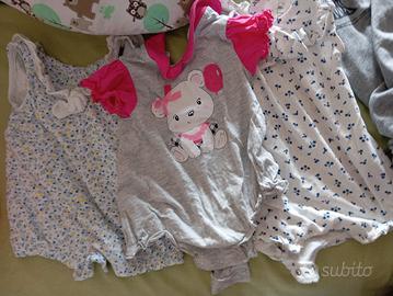 3 tutine corte 3-6 mesi 