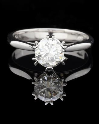 SOLITARIO ANELLO LOVE ORO 18 KT BRILLANTE 0.98 CT