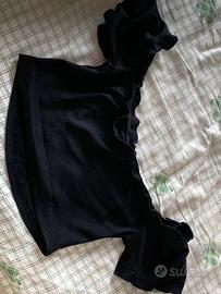 Top nero ragazza