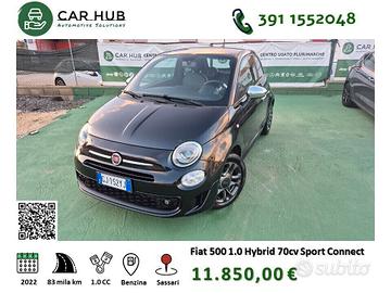 Fiat 500 1.0 Hybrid Sport Connect 70 cv Estensione
