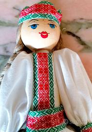 BAMBOLINA COSTUME FOLKLORICO BIELORUSSIA ANNI '60