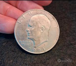 Moneta commemorativa '1 Dollaro Eisenhower del 71'
