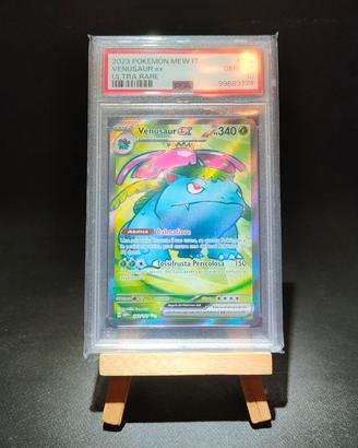Carta Pokémon PSA 10 Venusaur EX Mew 182 Ita 