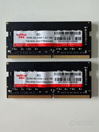 SODIMM DDR4 16GB (2x8GB) 2666