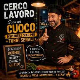 Cuoco solo turno serale