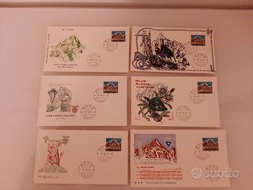 Francobolli Centenario CAI Buste prima emissione