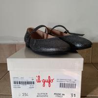 Ballerine bambina glitterate 