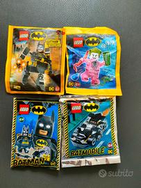 Lego Batman set 4 minifigure Joker, Batmobile, Mec