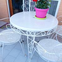 Tavole e sedie da giardino/ balcone anni 80