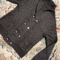 Cardigan in lana merino