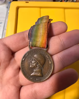 Medaglia I° guerra mondiale 1915 1918 bronzo