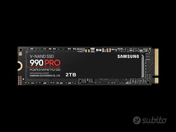 SSD M.2 NVMe da 2 TB Samsung 990 pro PCle 4.0
