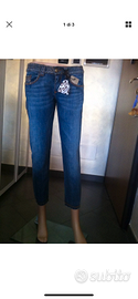 Jeans pantalone capri donna ermanno scervino 40