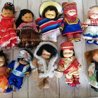 Bambole TENERI DAL MONDO - LOTTO NUOVO