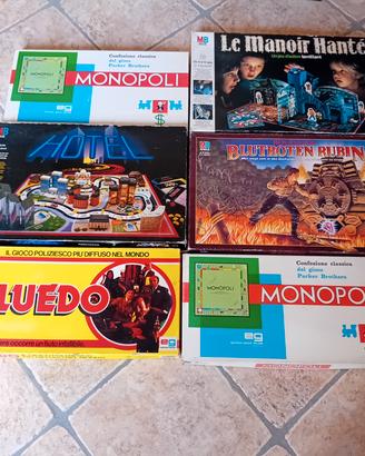 Giochi MB EG Brivido Monopoli Cluedo Hotel 